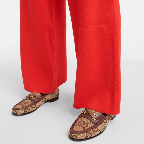 Gucci Monogram horsebit loafer size 37 - Picture 2 of 9